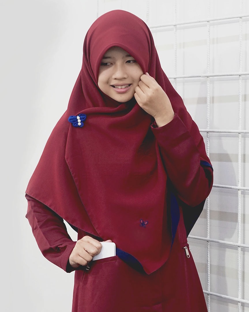 KHIMAR SEGI EMPAT HIJAB ALILA - Hijab Alila Online Shop
